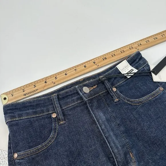 Judy Blue Jeans 3/26 Tailored Wide Leg Trouser Denim Tummy Control Dark Wash NEW