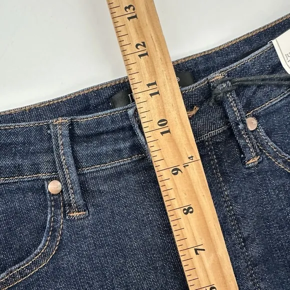 Judy Blue Jeans 3/26 Tailored Wide Leg Trouser Denim Tummy Control Dark Wash NEW
