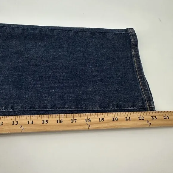 Judy Blue Jeans 3/26 Tailored Wide Leg Trouser Denim Tummy Control Dark Wash NEW