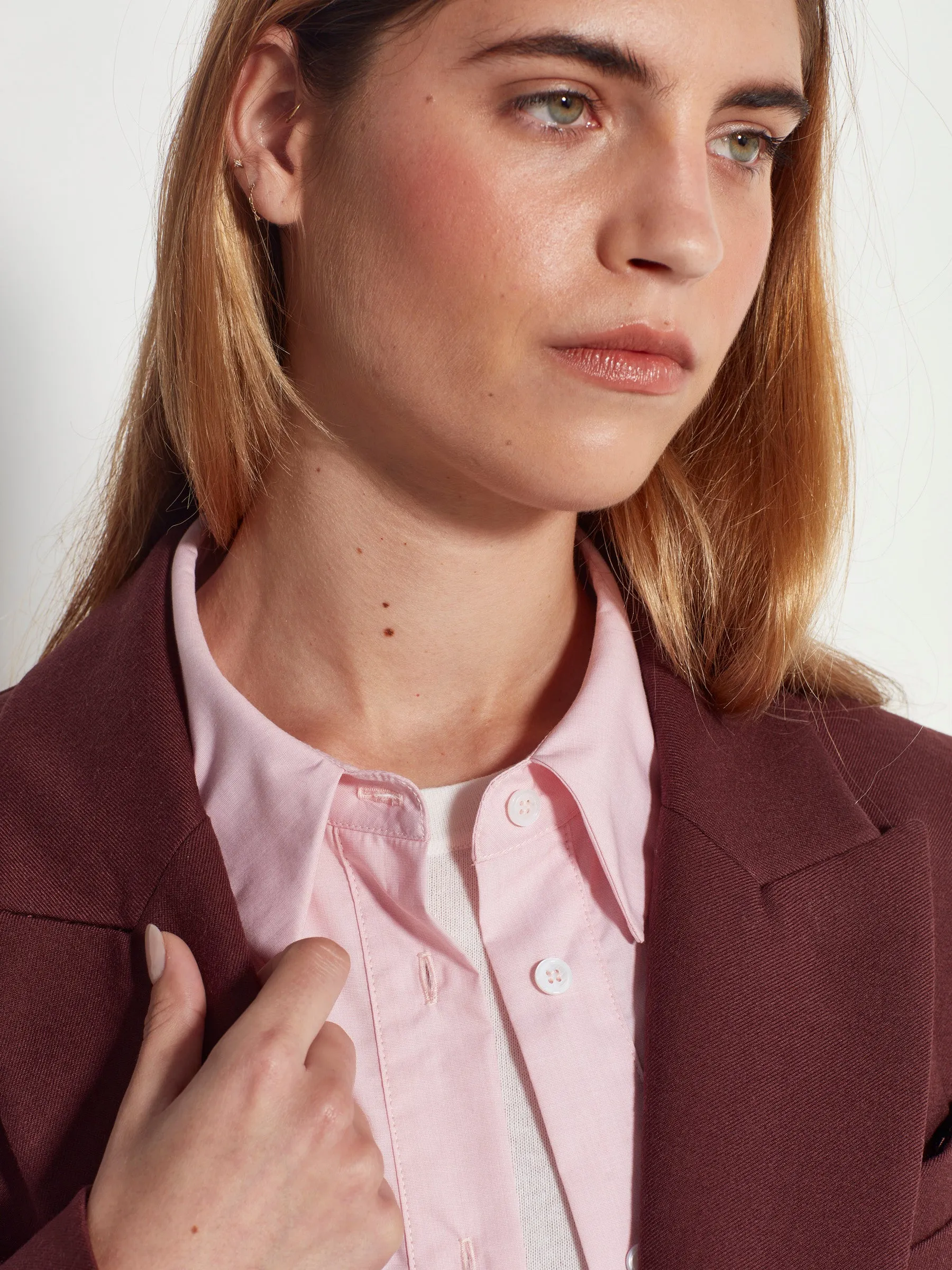 Juliette Hogan Mantelle Coat - Burgundy