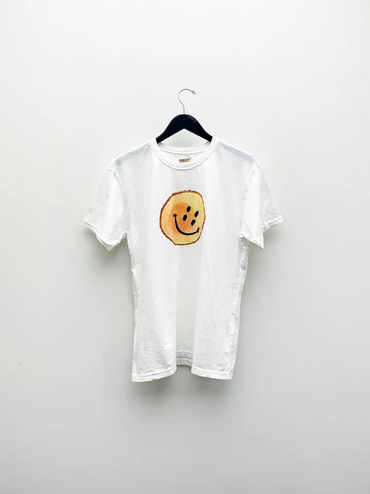 Kapital Jersey Rain Smile Trunk T-Shirt, White