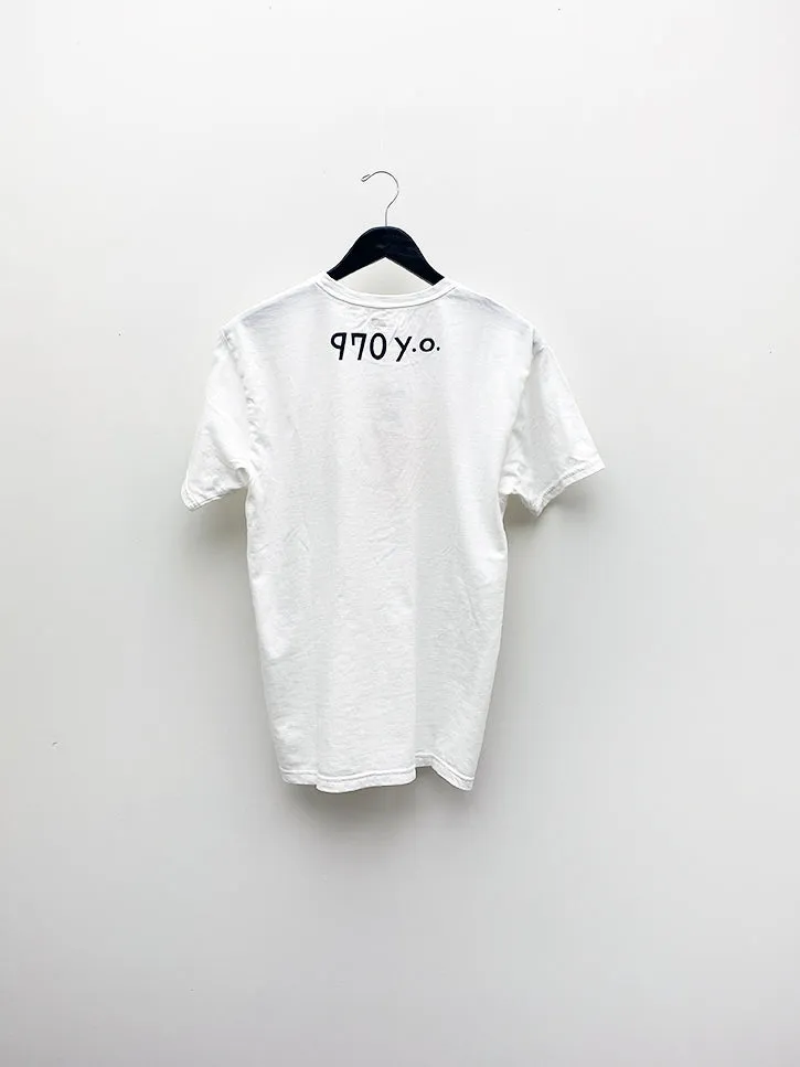 Kapital Jersey Rain Smile Trunk T-Shirt, White