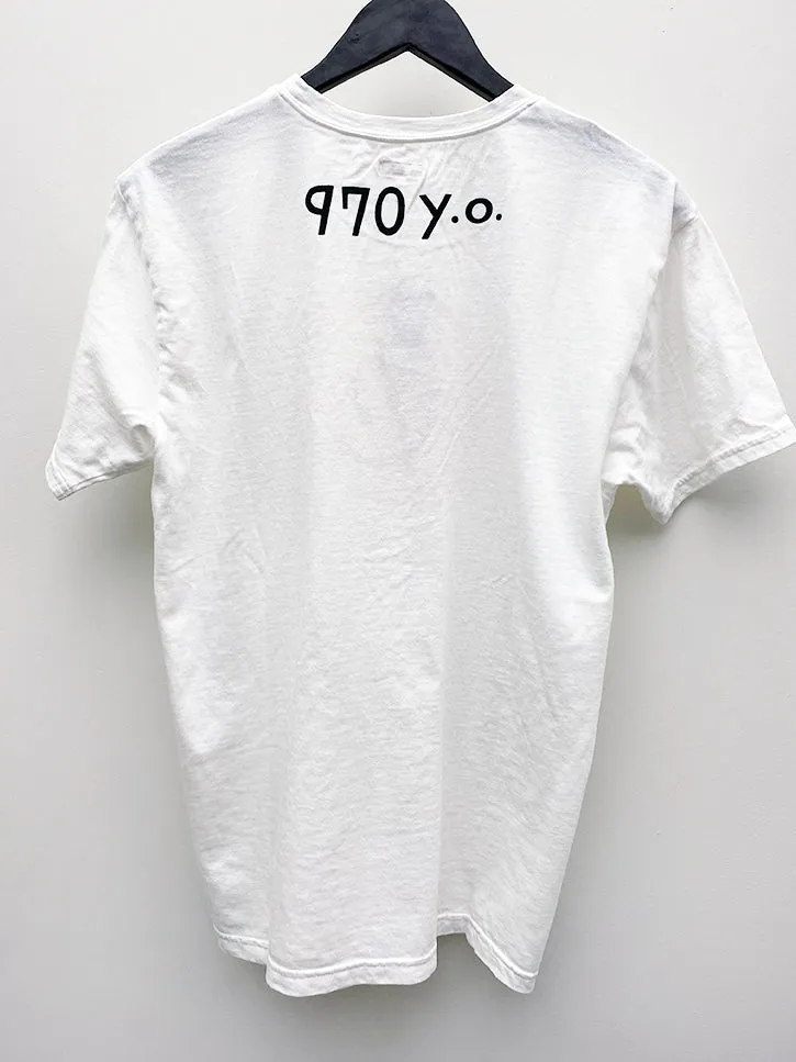 Kapital Jersey Rain Smile Trunk T-Shirt, White