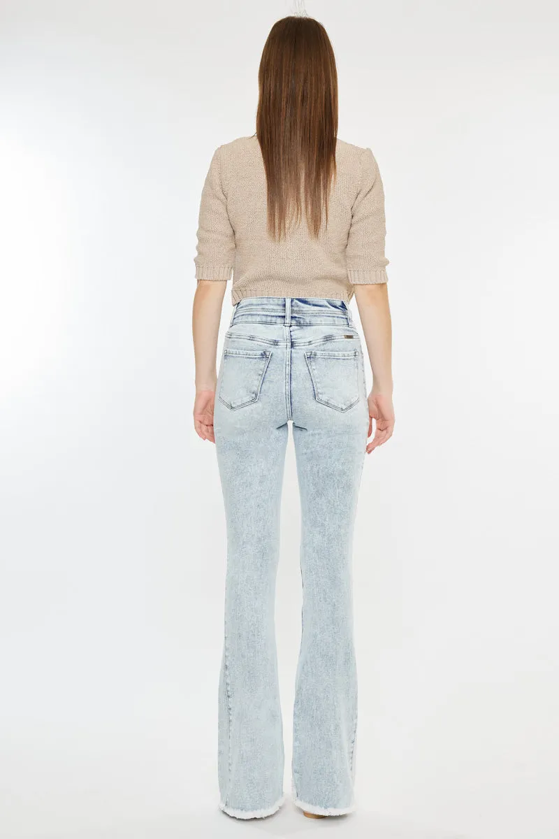 Kara High Rise Flare Jeans