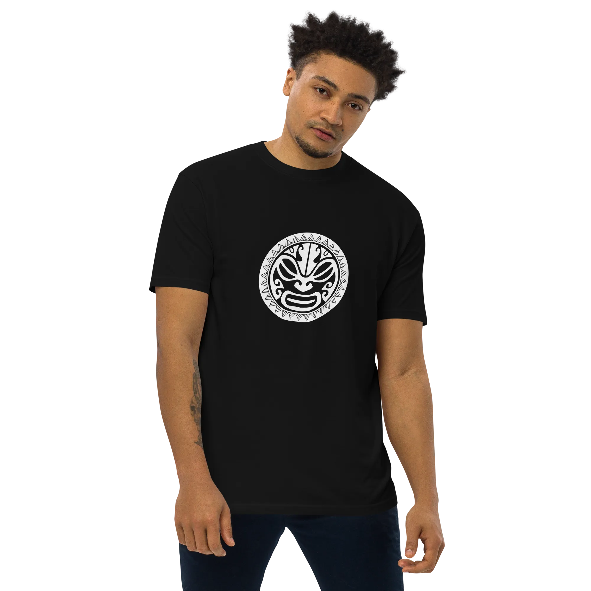 Koa Warrior Men’s premium heavyweight tee