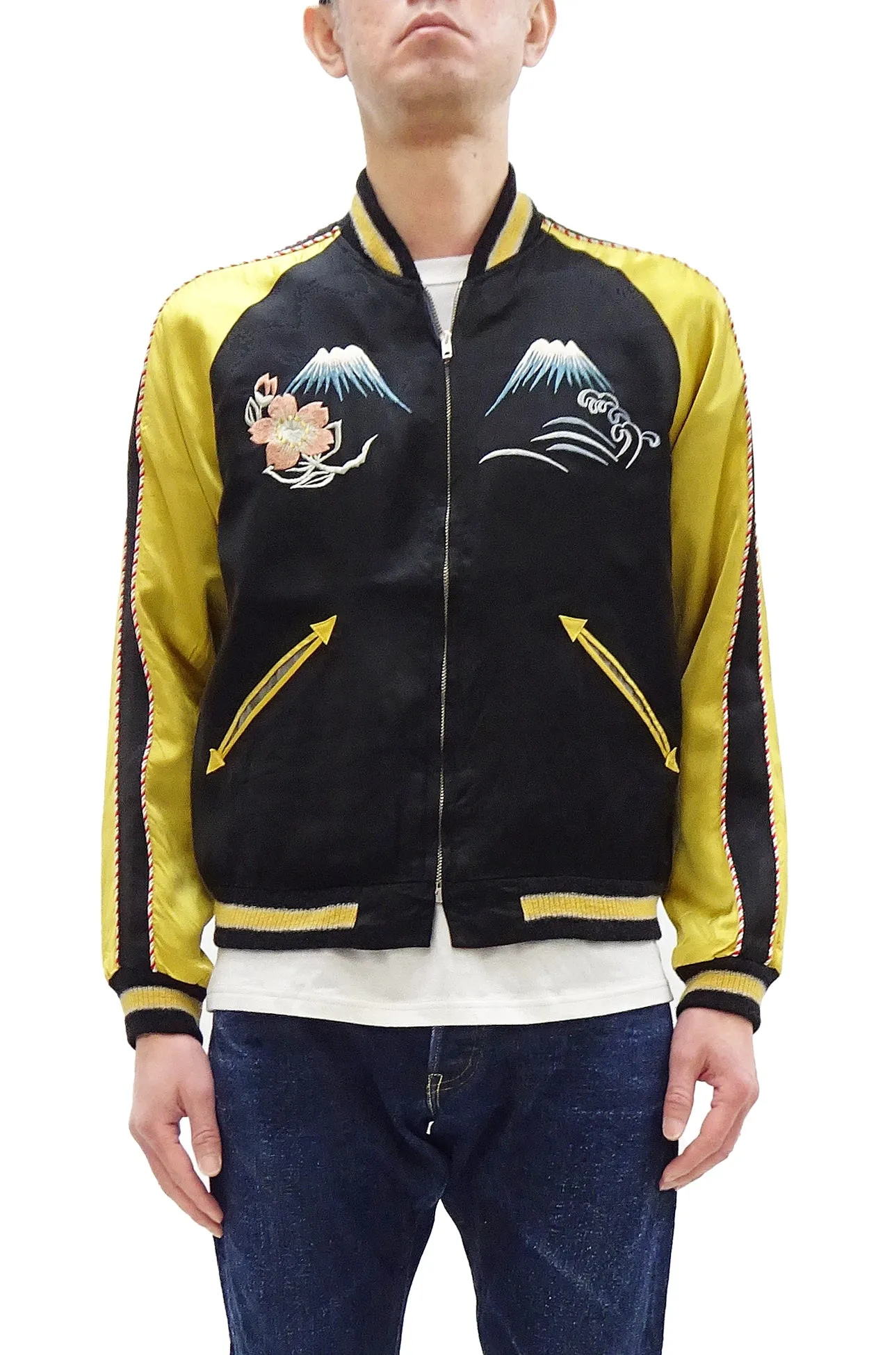 KOSHO & CO. Sukajan Jacket TT15713 Tailor Toyo Men's Japanese Souvenir Jacket Pit Viper x Eagle & Snake Embroidery TT15713-119