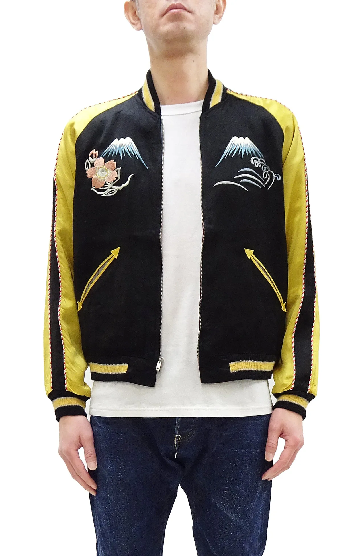 KOSHO & CO. Sukajan Jacket TT15713 Tailor Toyo Men's Japanese Souvenir Jacket Pit Viper x Eagle & Snake Embroidery TT15713-119