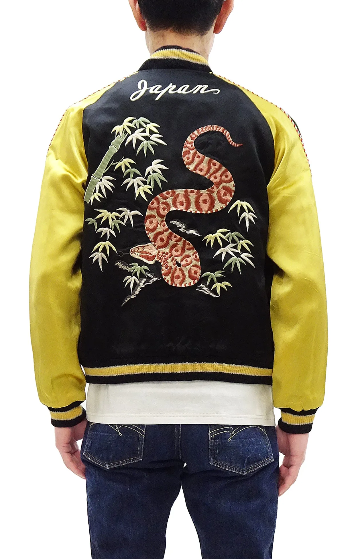 KOSHO & CO. Sukajan Jacket TT15713 Tailor Toyo Men's Japanese Souvenir Jacket Pit Viper x Eagle & Snake Embroidery TT15713-119