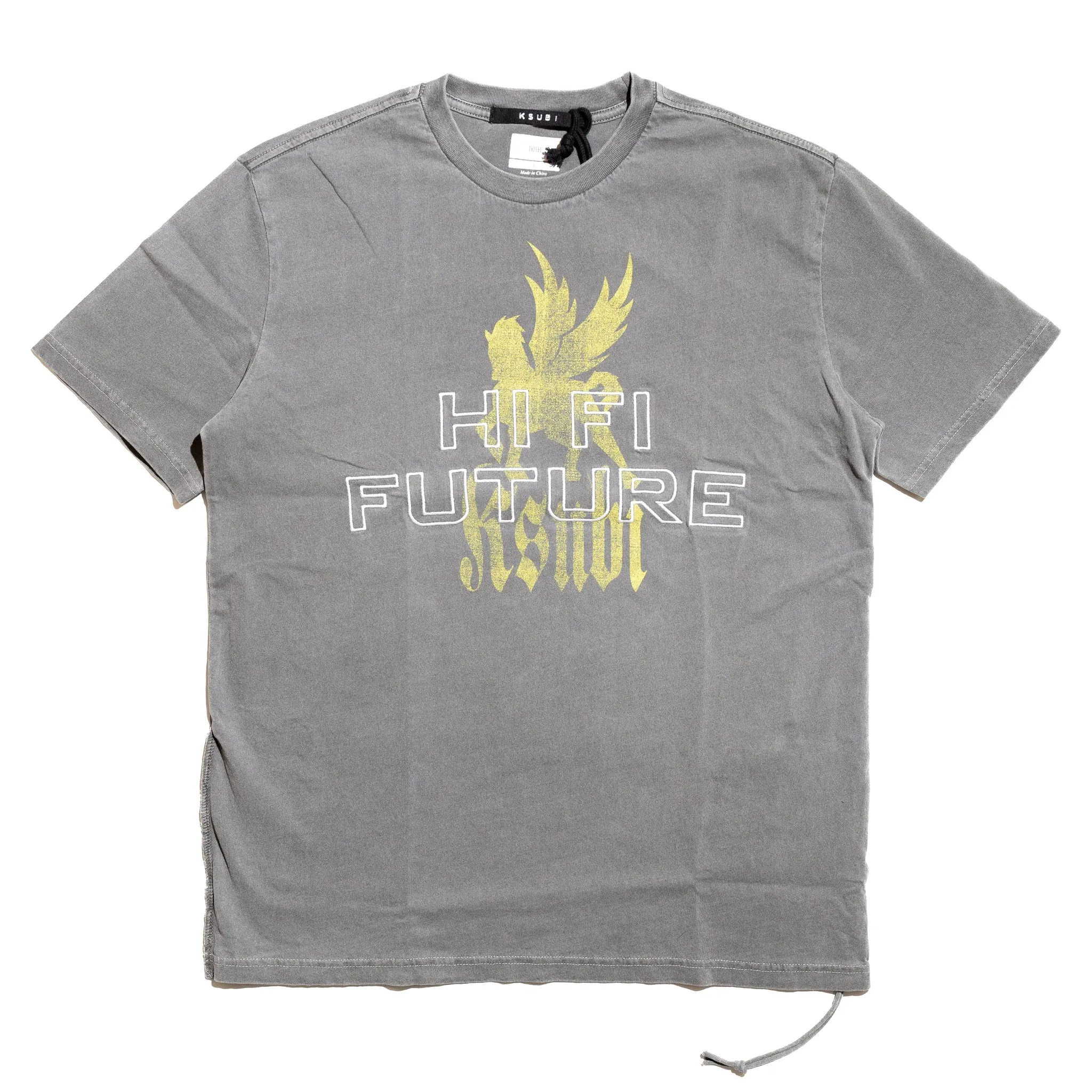 Ksubi High Horse Kash SS Tee in Grey
