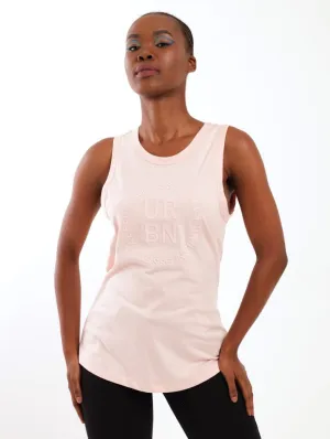 Ladies Bio Polished Printed Vest - Rose