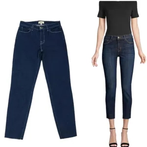 Lagence El Metador Raw Hem High Rise Slim Fit Jeans