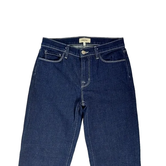 Lagence El Metador Raw Hem High Rise Slim Fit Jeans