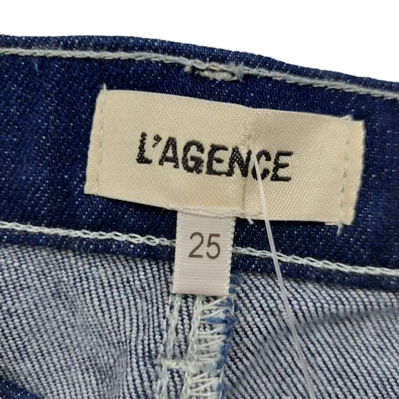 Lagence El Metador Raw Hem High Rise Slim Fit Jeans
