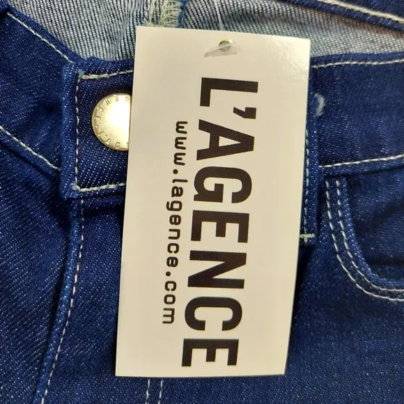 Lagence El Metador Raw Hem High Rise Slim Fit Jeans