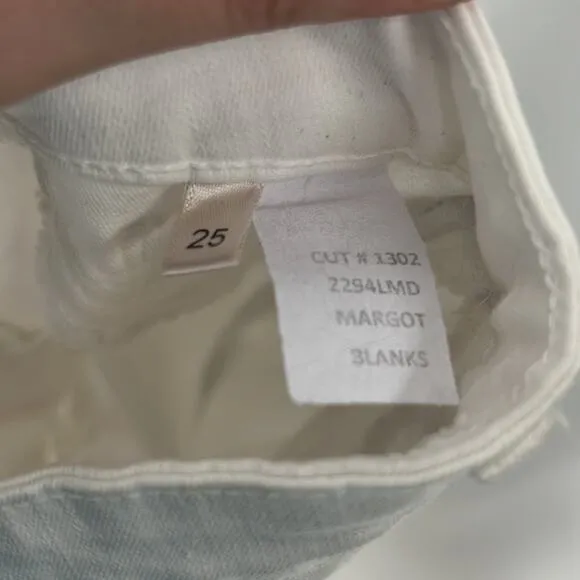 L'AGENCE Margot High Rise Skinny Jeans - Blanks - 25 - New without Tags