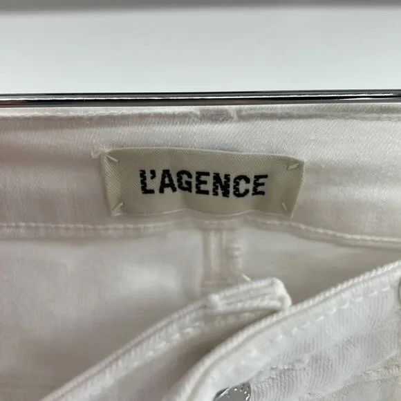 L'AGENCE Margot High Rise Skinny Jeans - Blanks - 25 - New without Tags