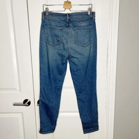 L'Agence Margot High Rise Skinny Jeans in Seafoam Size 31