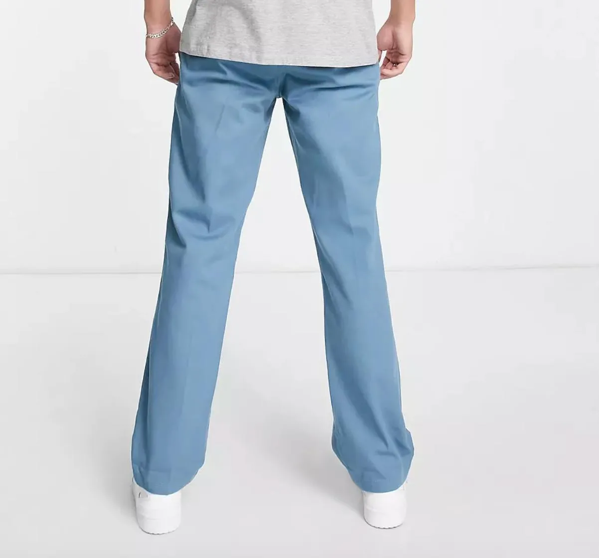 Lascote Mens Std Fit Mens Blue Chinos Size 30 (New)