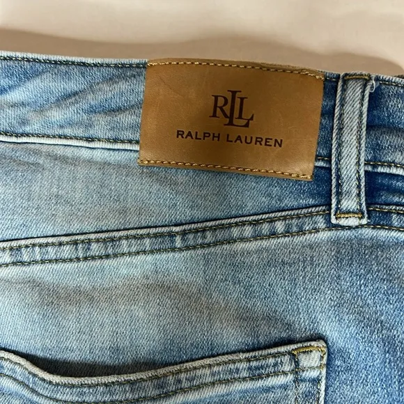 Lauren Ralph Lauren Black Label Women’s Light Wash Skinny Jeans 12