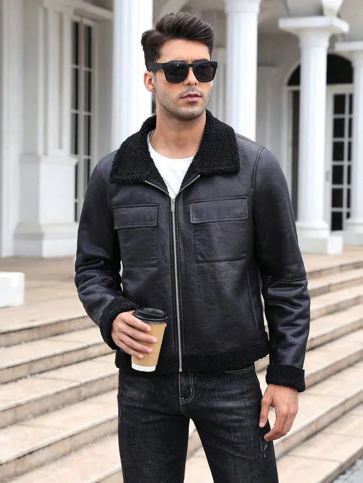 Leather jackets for winter - relaxed and stylish for men