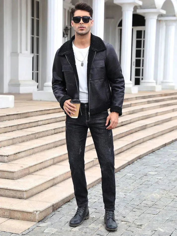 Leather jackets for winter - relaxed and stylish for men