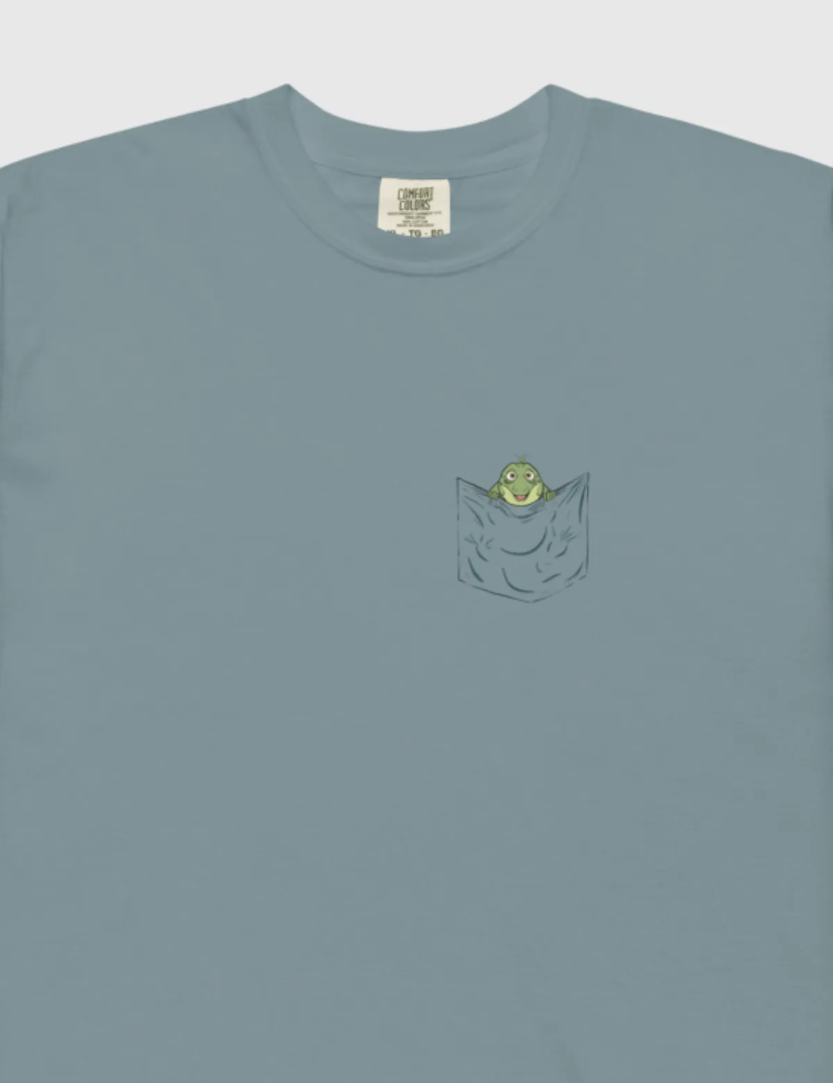 Leo Pocket Unisex T-Shirt [Ice Blue]