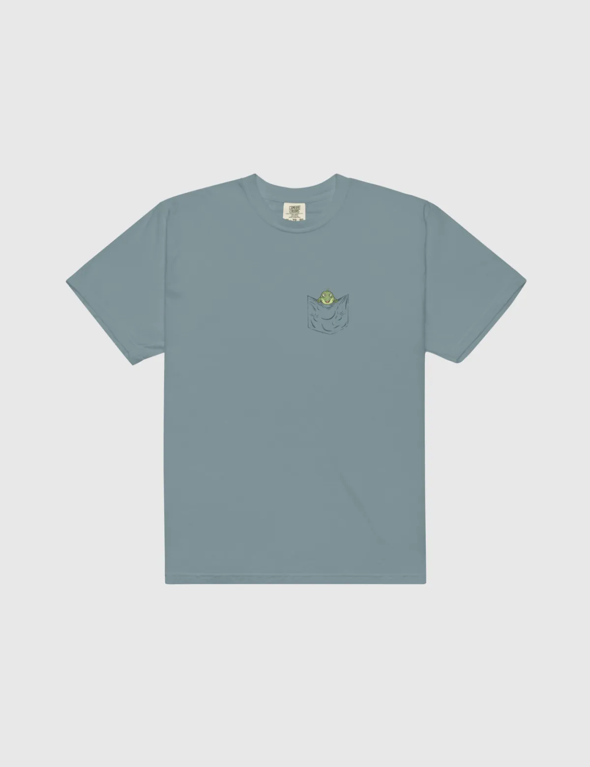 Leo Pocket Unisex T-Shirt [Ice Blue]