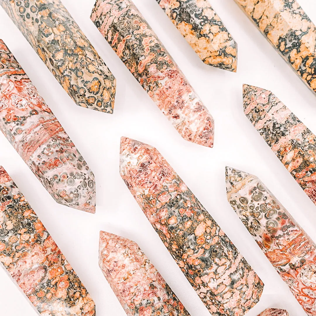 Leopard Skin Jasper Tower