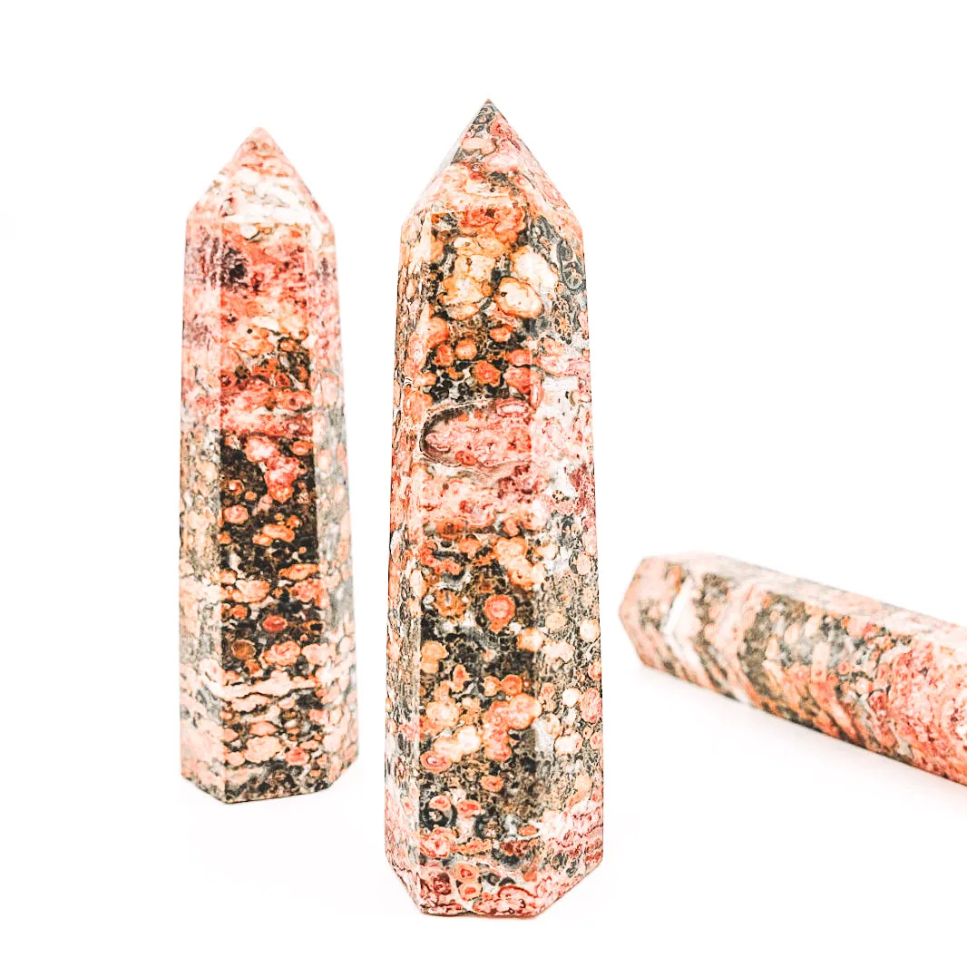 Leopard Skin Jasper Tower