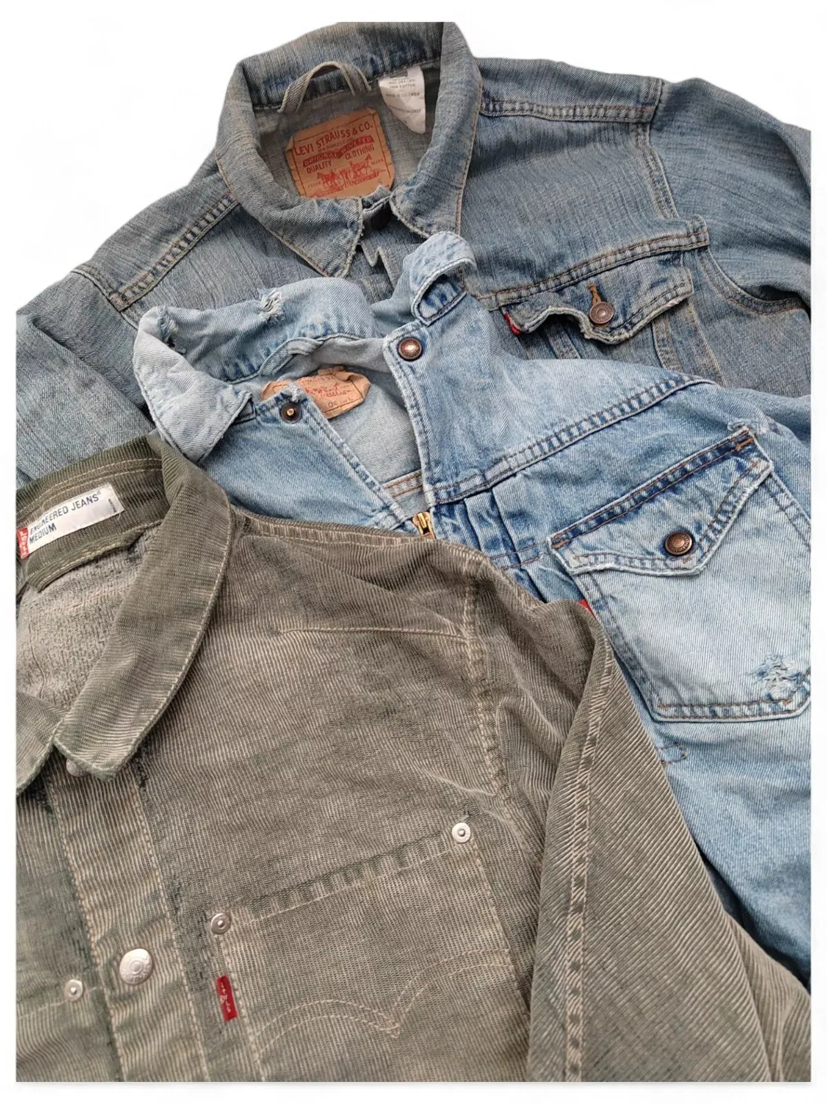 Levi Denim Jacket Grade B Bale x10
