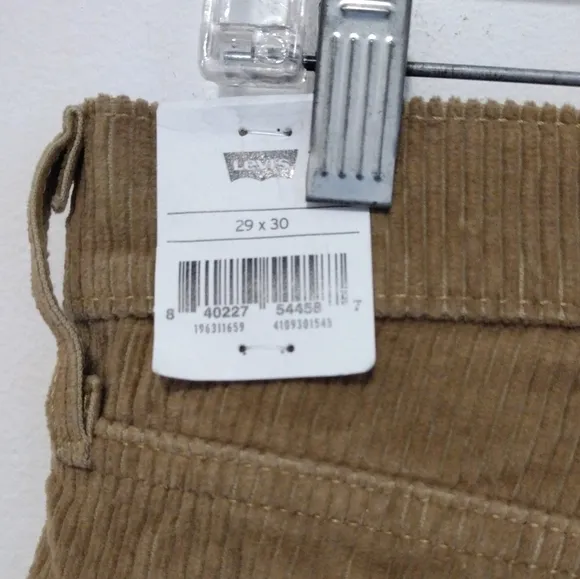 Levi's - 29x30 314 Shaping Straight Corduroy Jeans