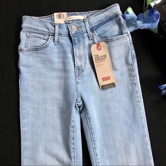 Levi's NWT 724 High Rise Straight Cropped Jeans 16 (W33) *Pls See Description*