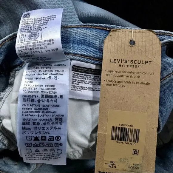 Levi's NWT 724 High Rise Straight Cropped Jeans 16 (W33) *Pls See Description*