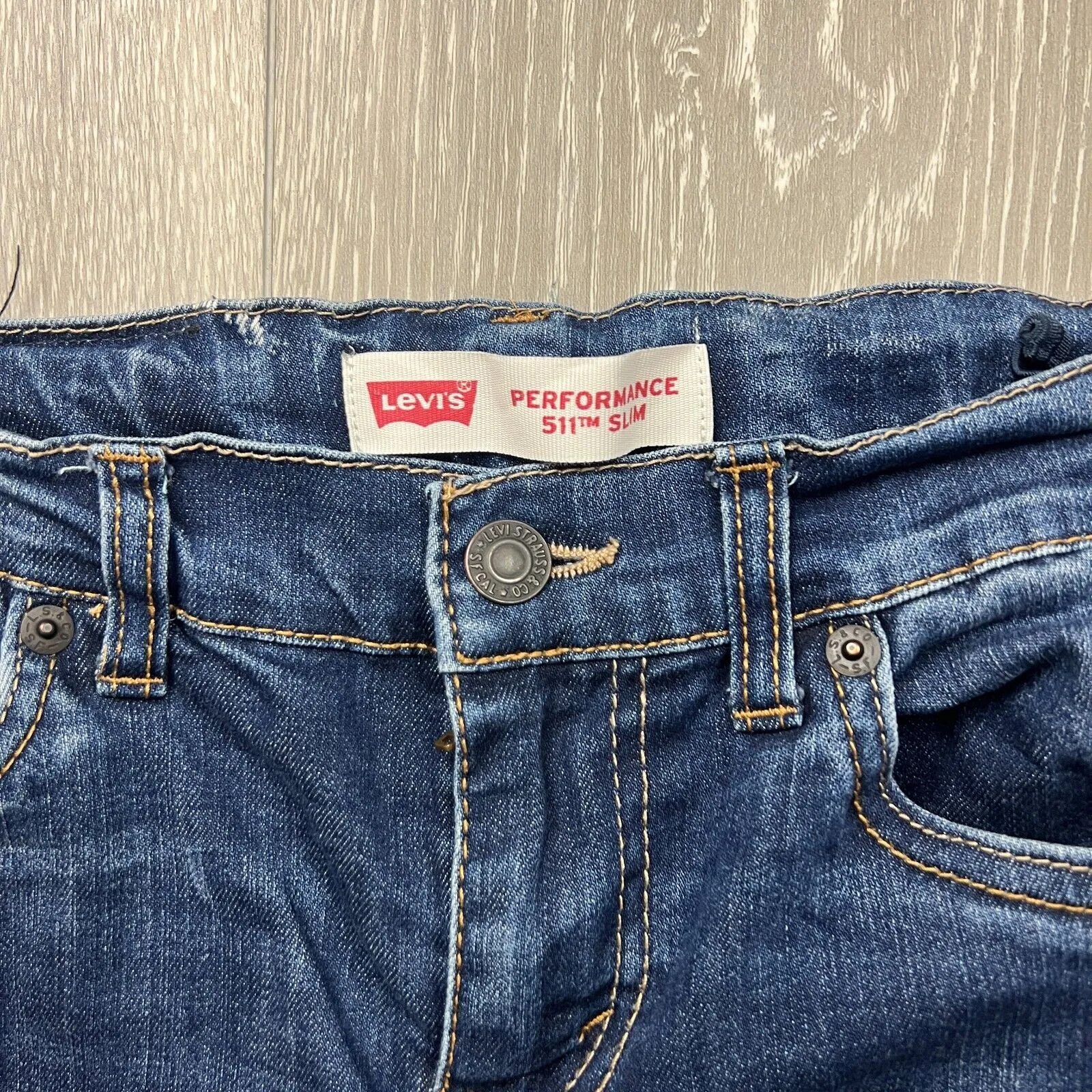 Levis Performance 511 Slim Denim Jeans Size 25 x 25