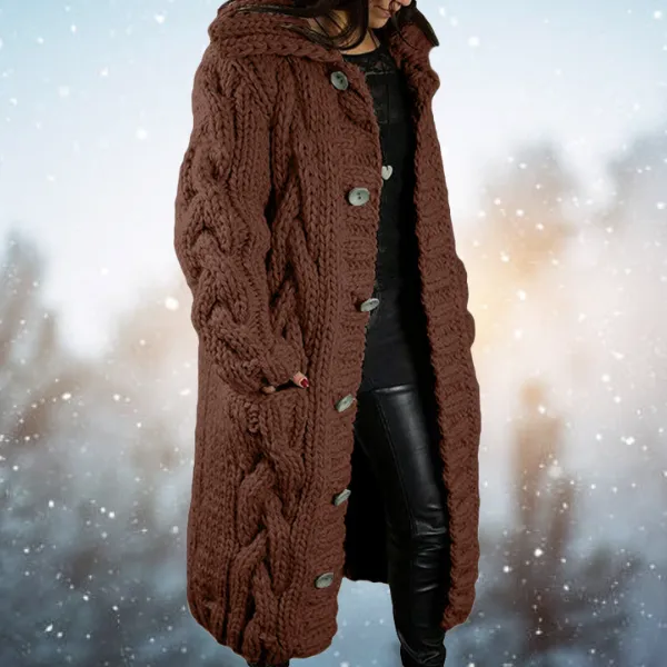 LIADAN | ELEGANT WOMEN'S BRAIDED CARDIGAN