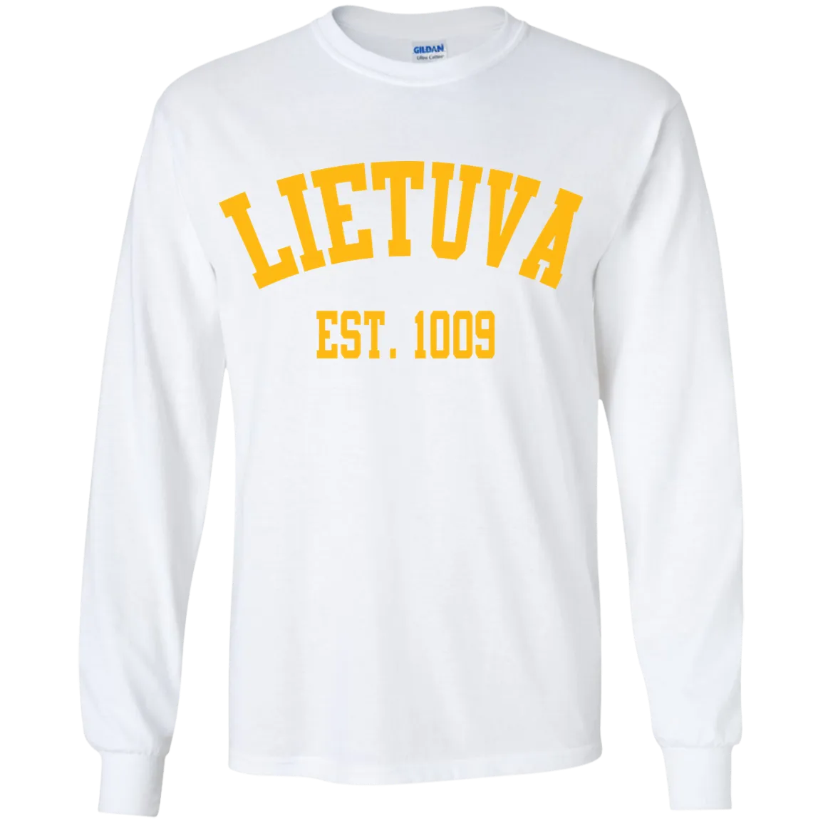 Lietuva Est. 1009 - Boys Youth Classic Long Sleeve T-Shirt