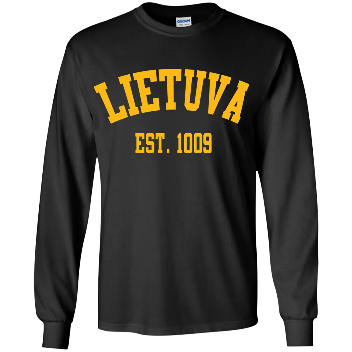 Lietuva Est. 1009 - Boys Youth Classic Long Sleeve T-Shirt