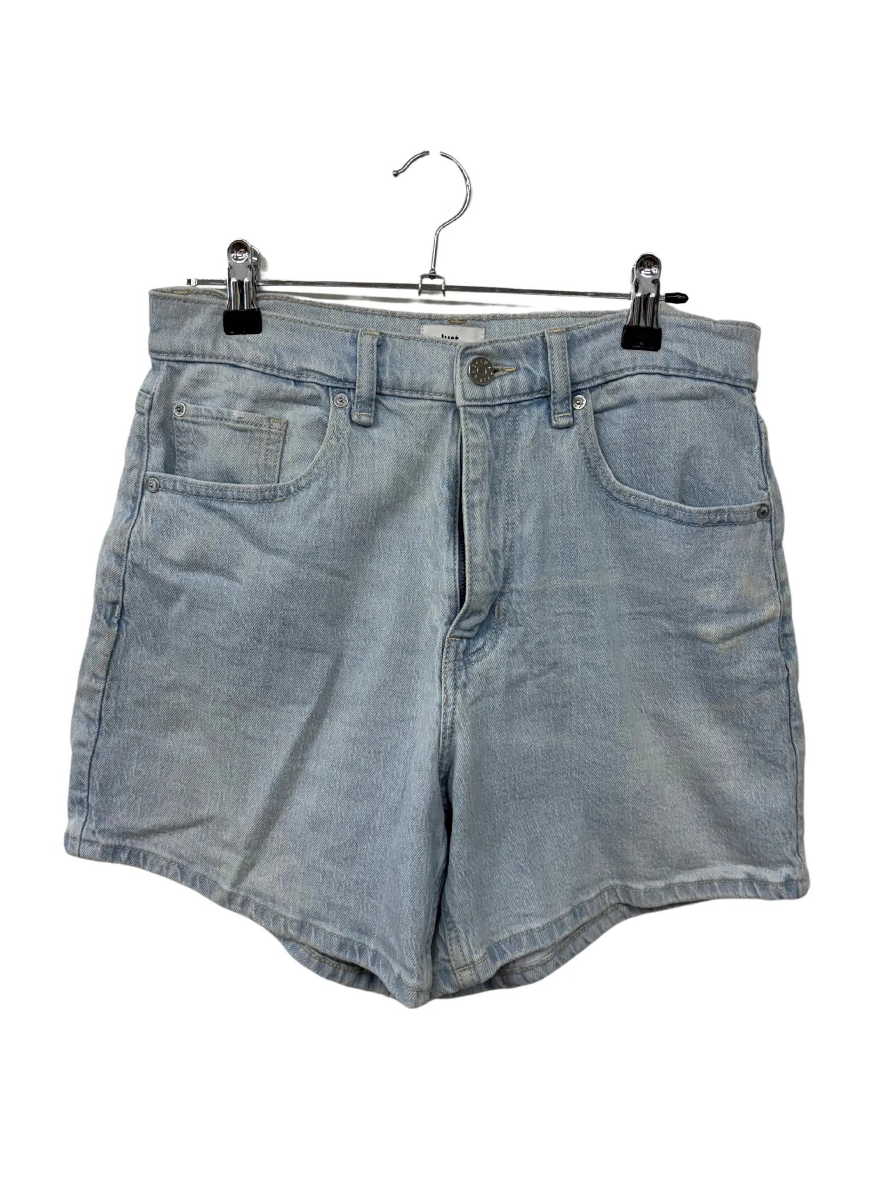 Light Blue Denim Highwaisted Shorts
