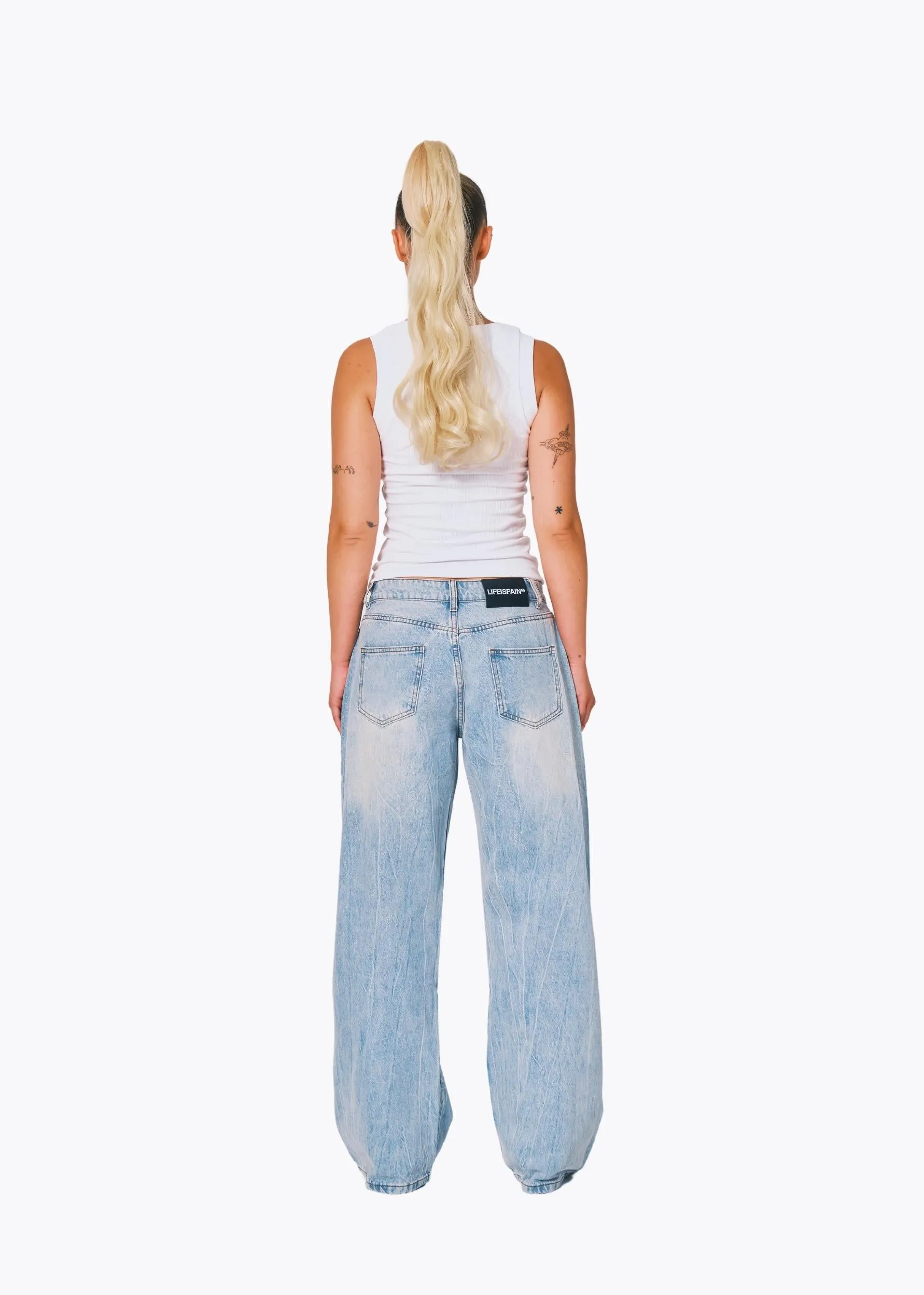 Light blue quickie jeans
