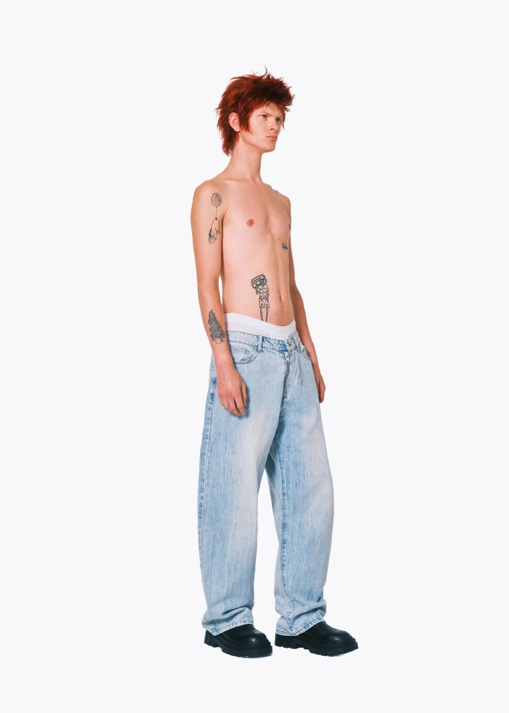Light blue quickie jeans