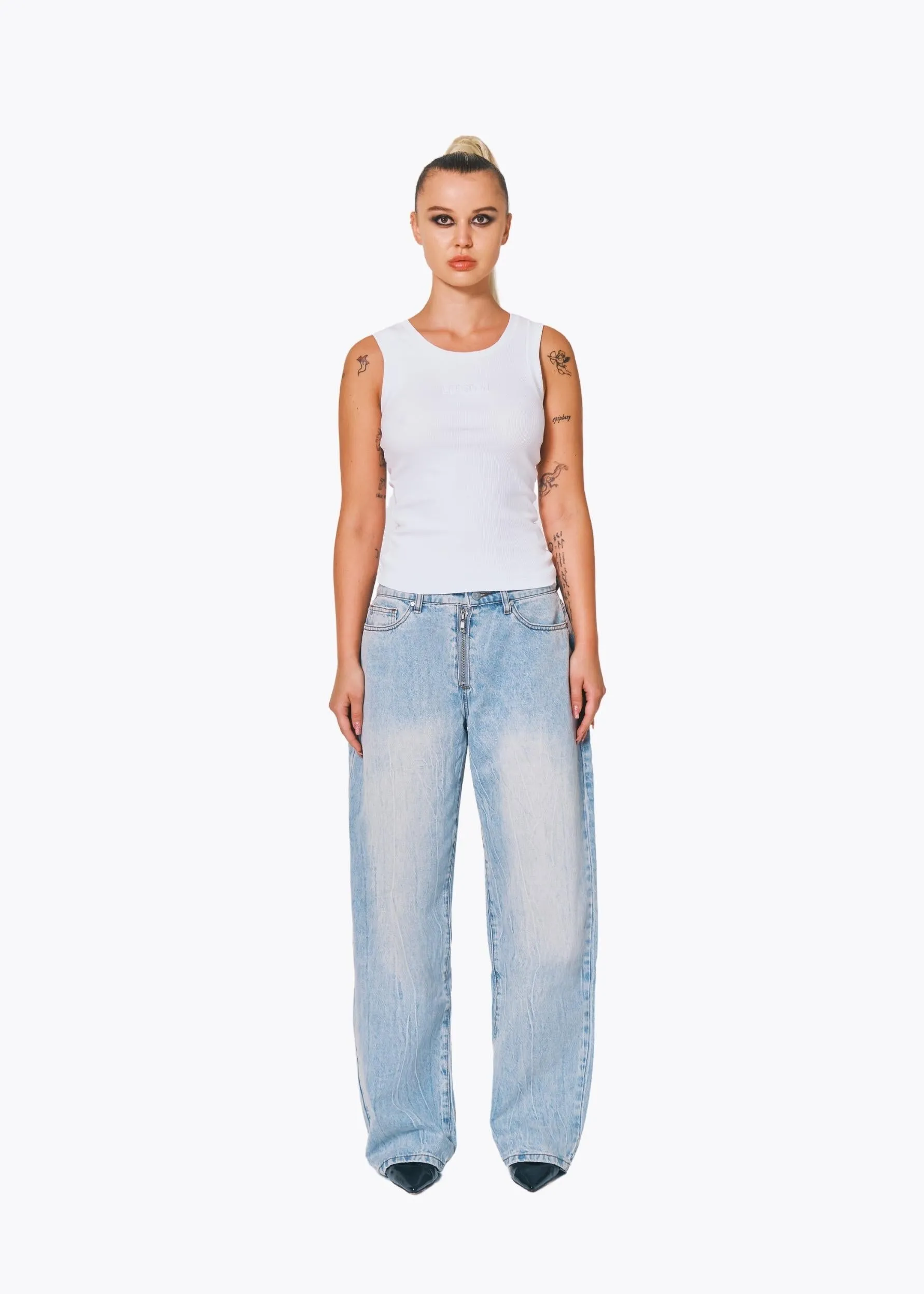 Light blue quickie jeans