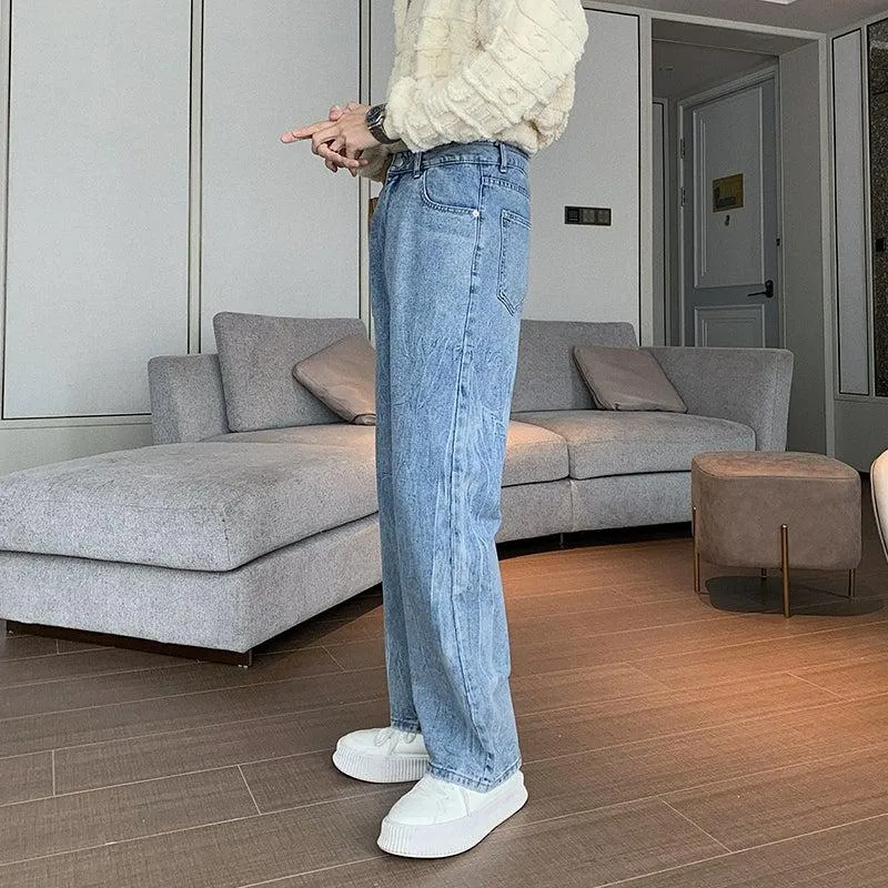Light Blue Straight Jeans