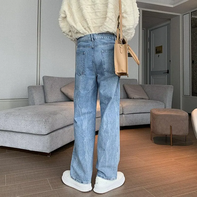 Light Blue Straight Jeans