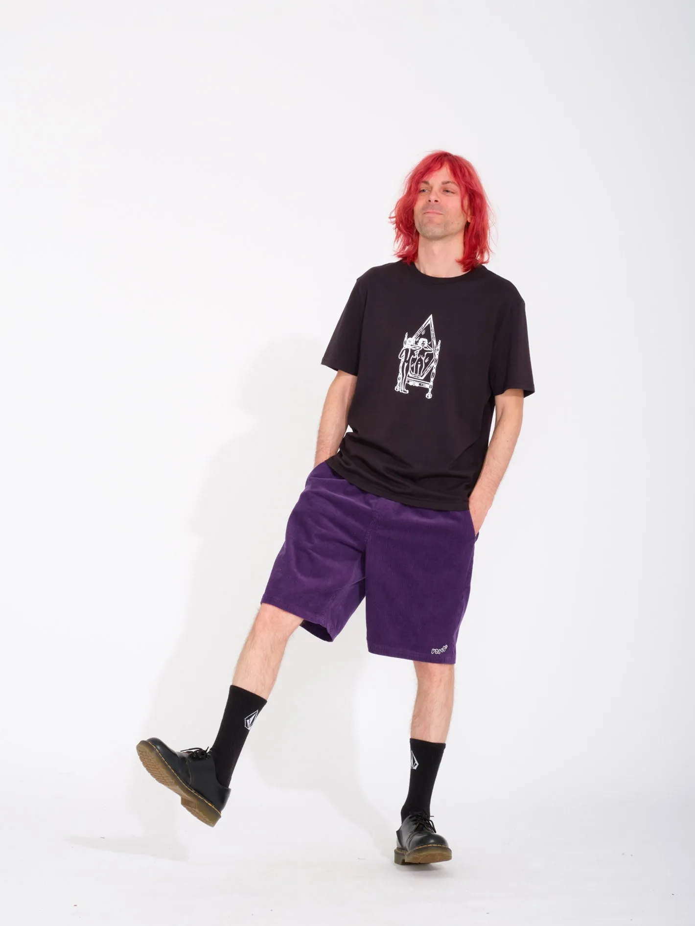 Lintell Mirror T-shirt - BLACK