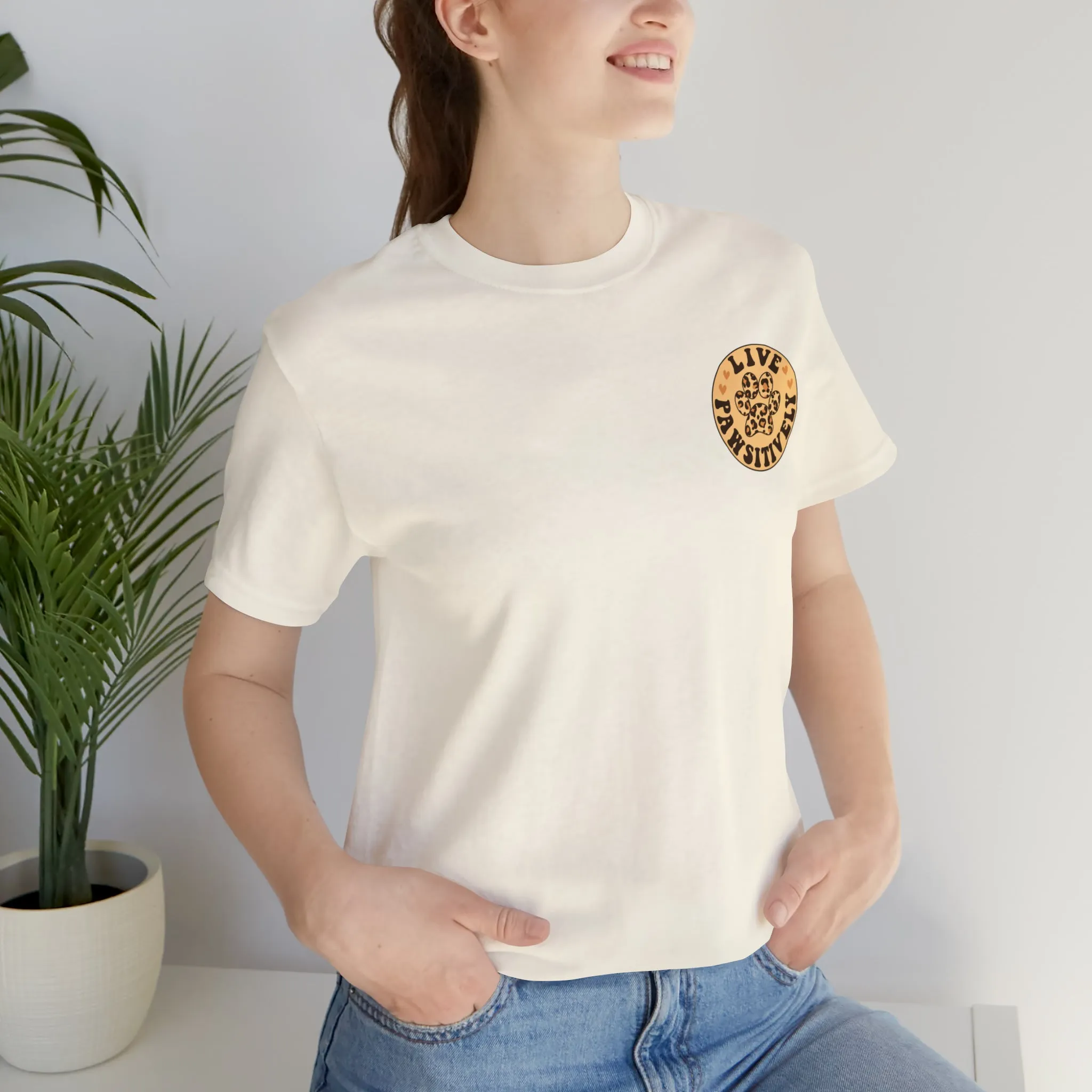 Live Pawsitively Groovy Tee