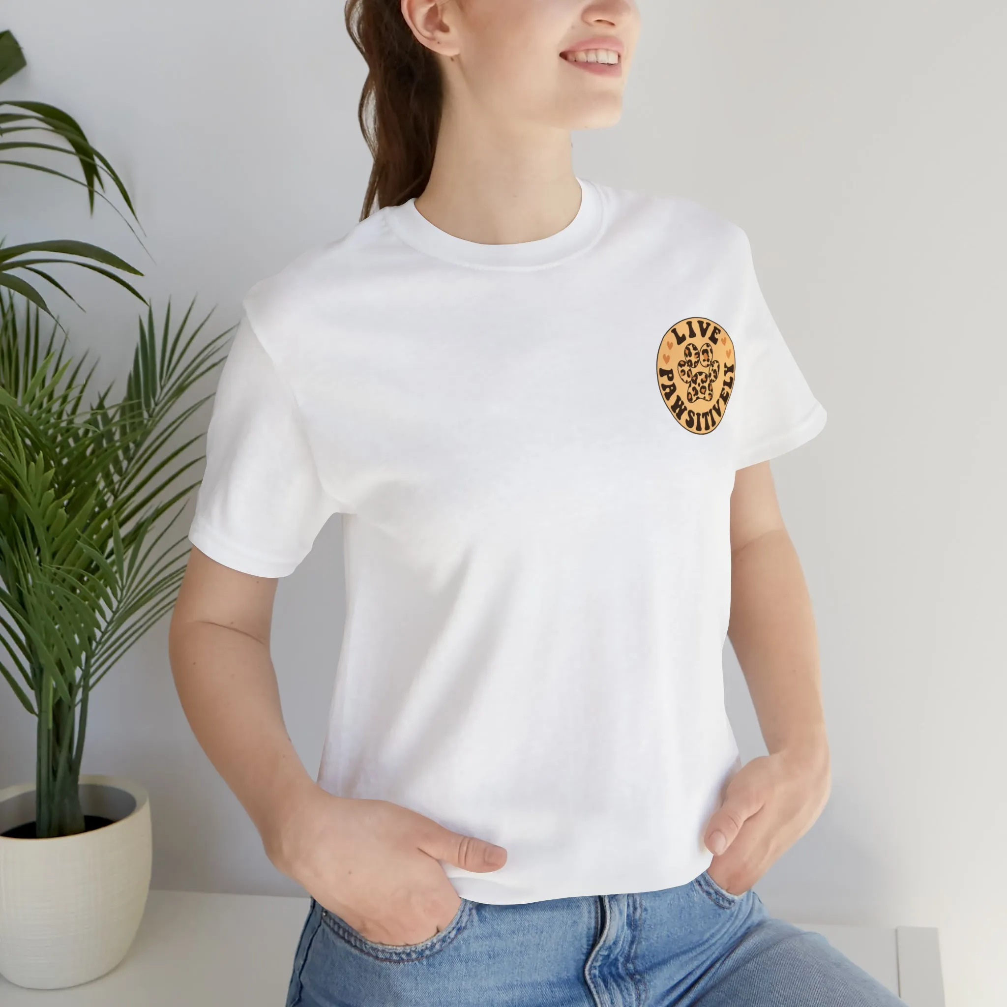 Live Pawsitively Groovy Tee