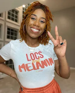 LOCS and MELANIN Unisex T-Shirt (LIMITED EDITION)