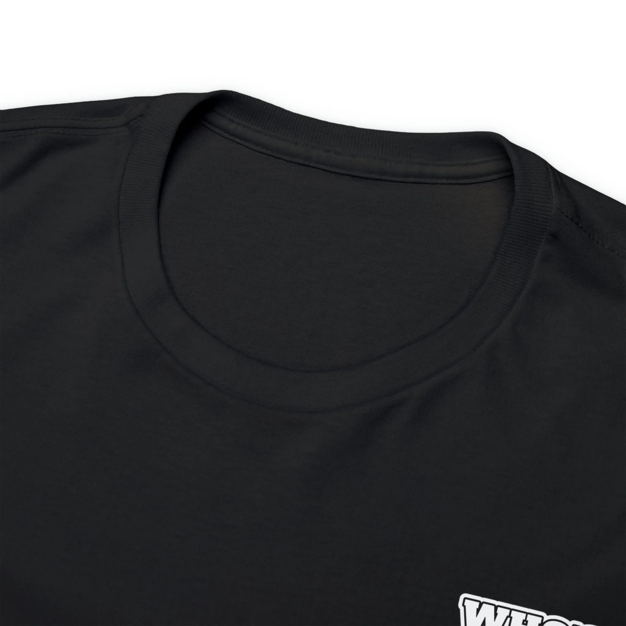 Logo Front/Angry Heads on Back (Unisex Heavy Cotton Tee)