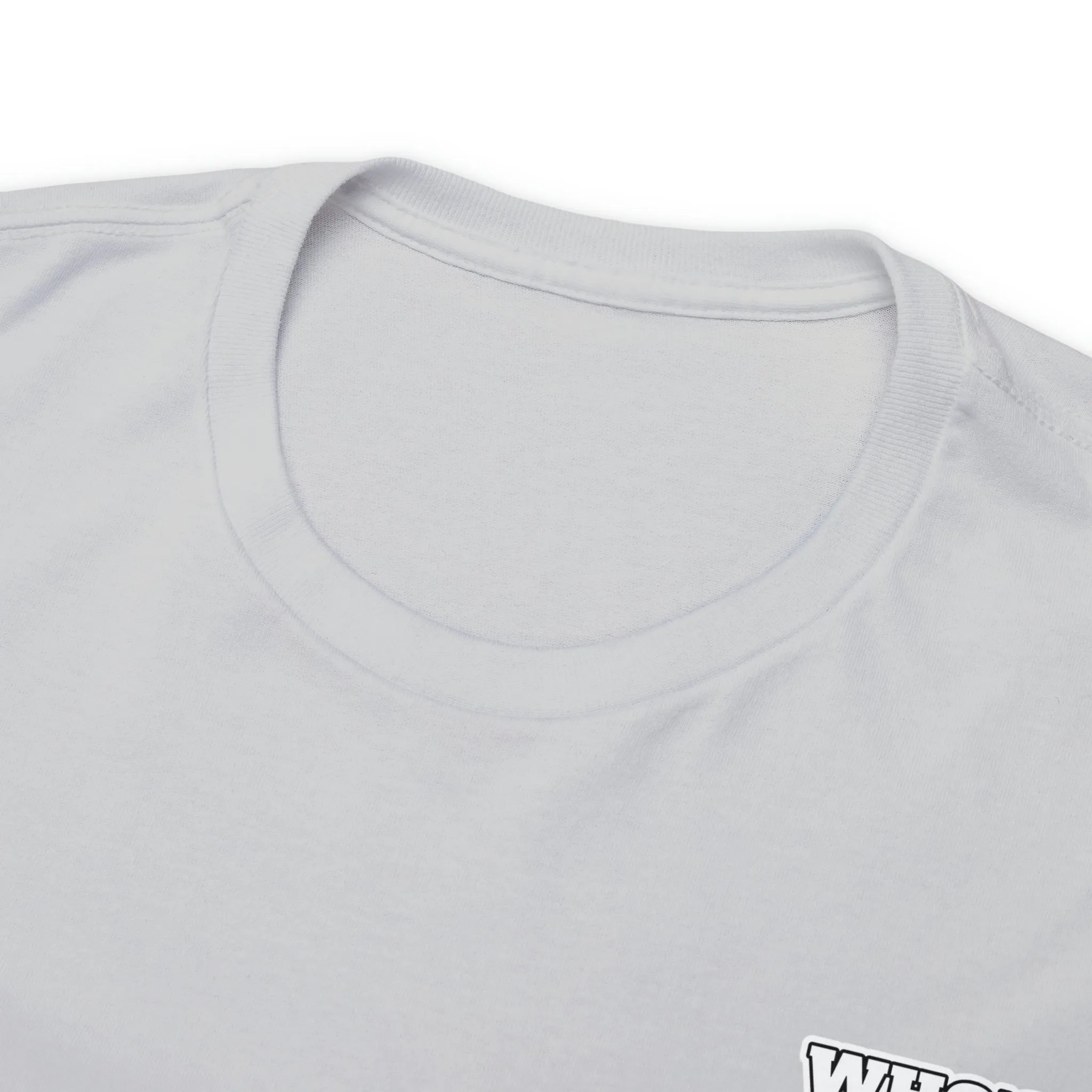 Logo Front/Angry Heads on Back (Unisex Heavy Cotton Tee)