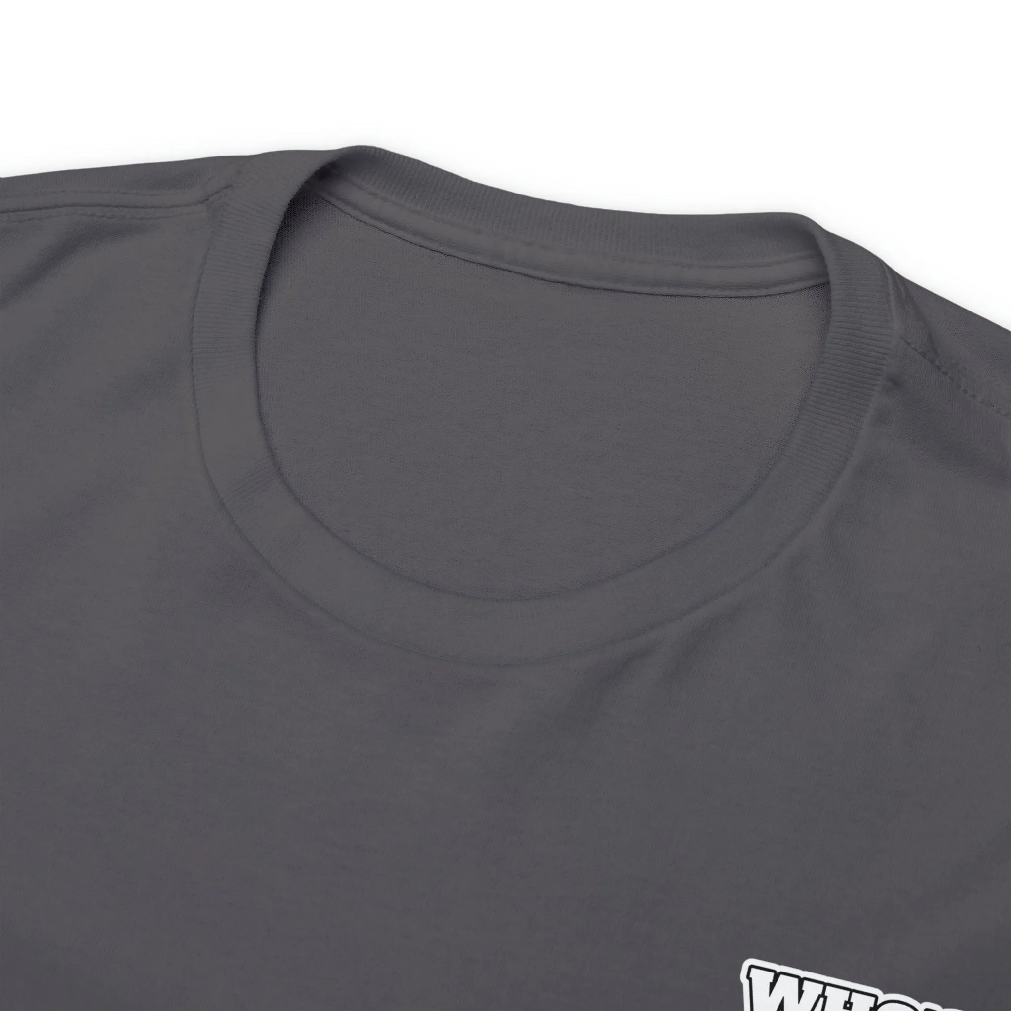 Logo Front/Angry Heads on Back (Unisex Heavy Cotton Tee)